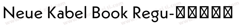 Neue Kabel Book Regu字体转换